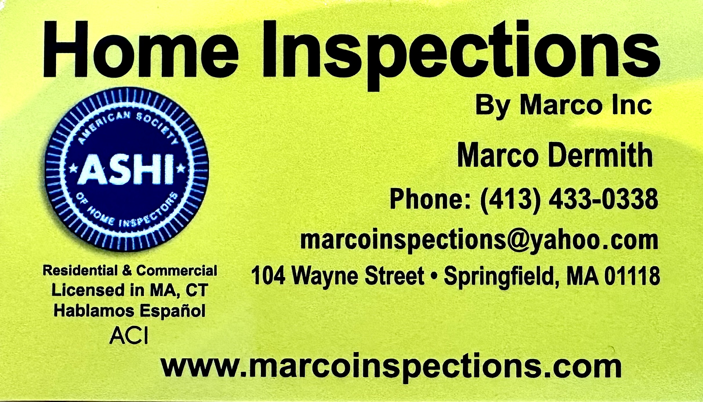 Home Inspections by Marco